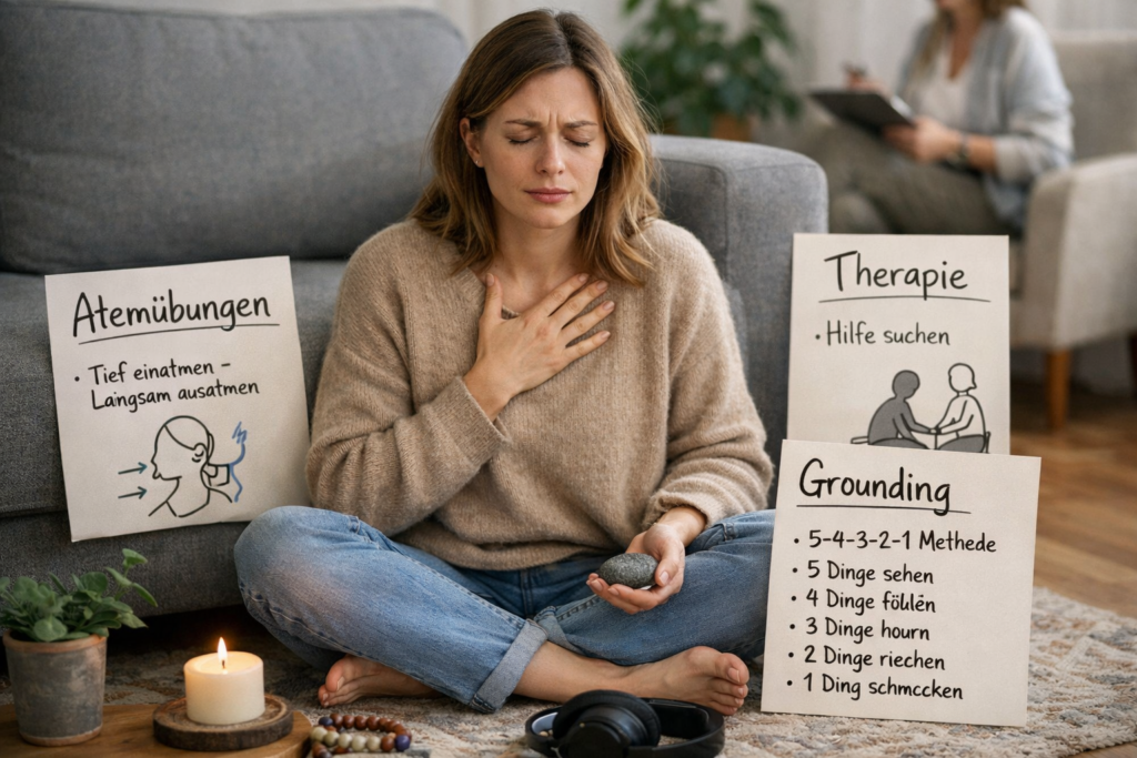 Soforthilfe bei Panikattacken: Atem, Grounding, Therapie